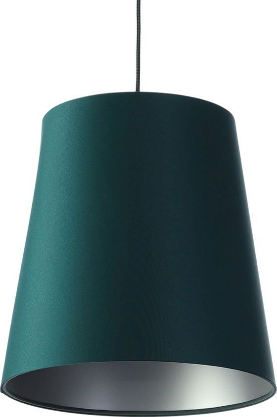 Lampa wisząca Lumes Zielono-srebrna lampa wisząca nad stół - S403-Arva