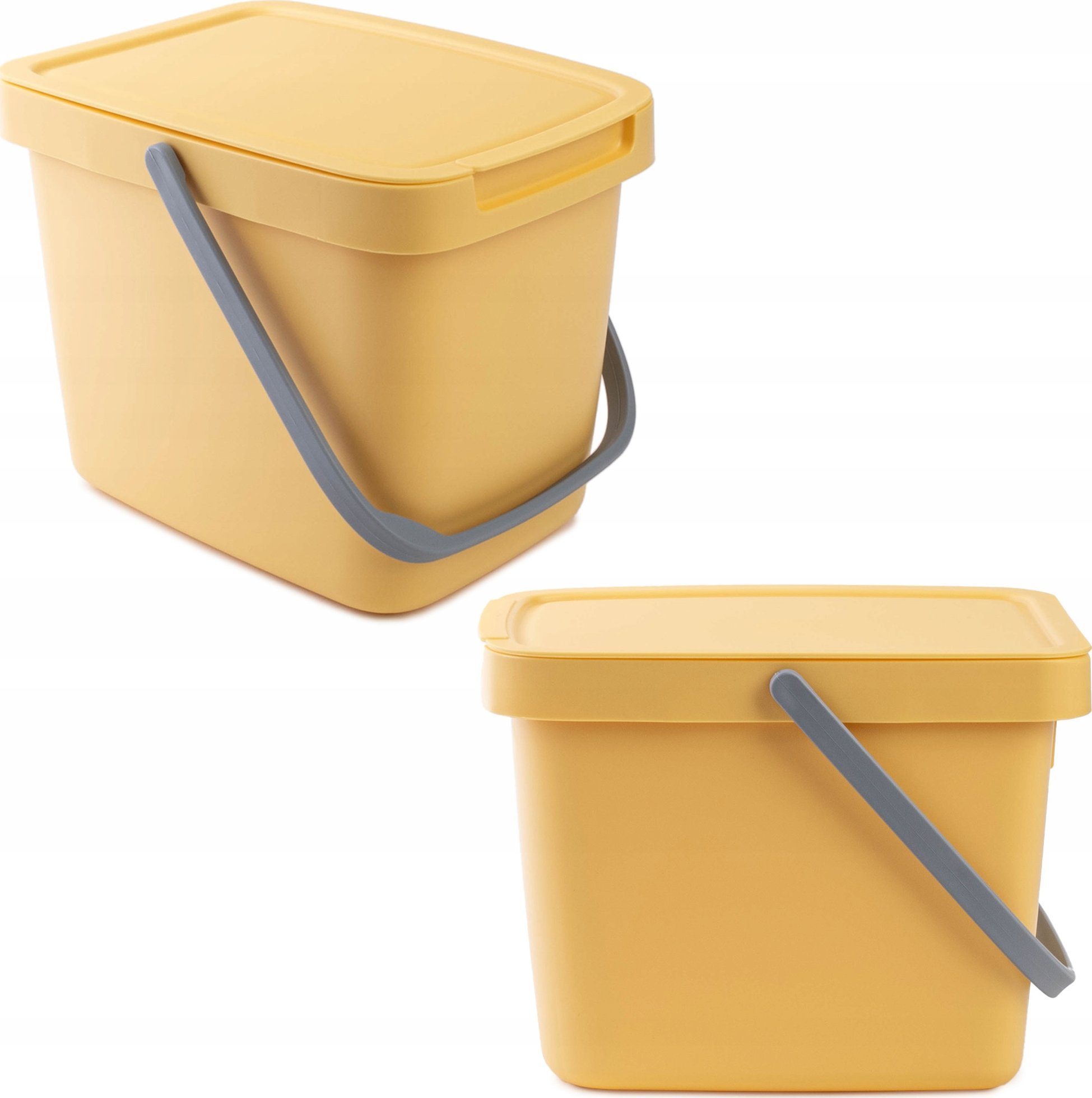 Kosz na śmieci Kadax KADAX Kosz Na Śmieci Pojemnik Na Odpady Z Pokrywą 6L Kubeł Do Segregacji