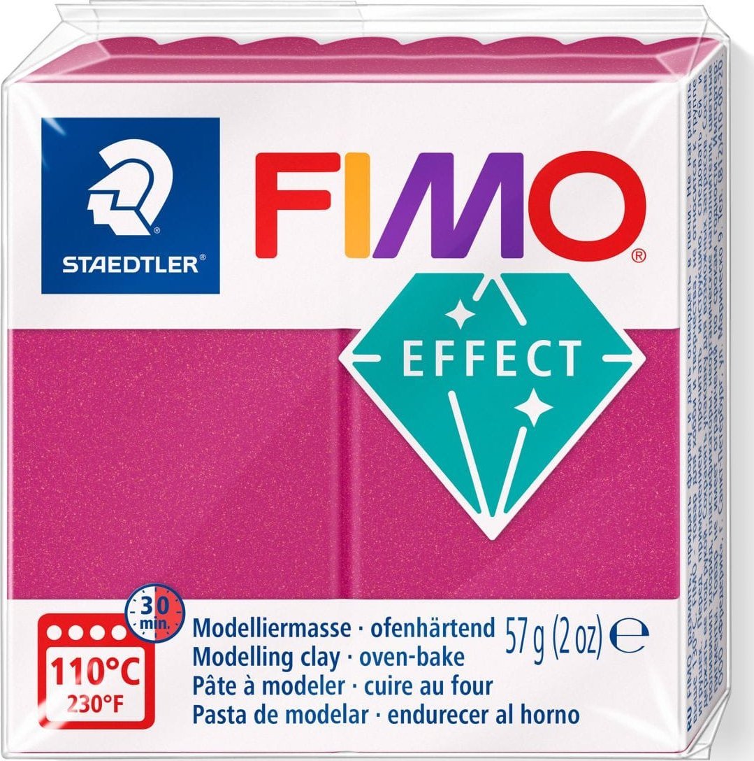 Fimo effect masa termoutwardzalna 57 g bordowy metaliczny Staedtler