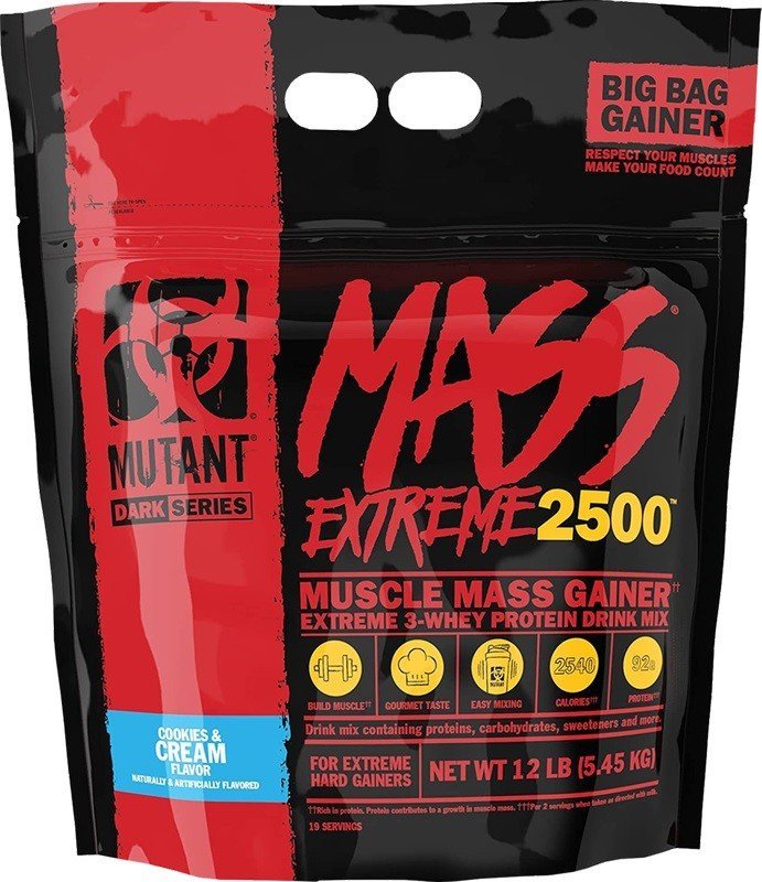 PVL PVL Mutant Mass Extreme 2500 Gainer, ciastko z kremem - 5450 g