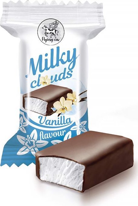 Flying Cow Milky cukierki z pianką o smaku waniliowym 1 kg