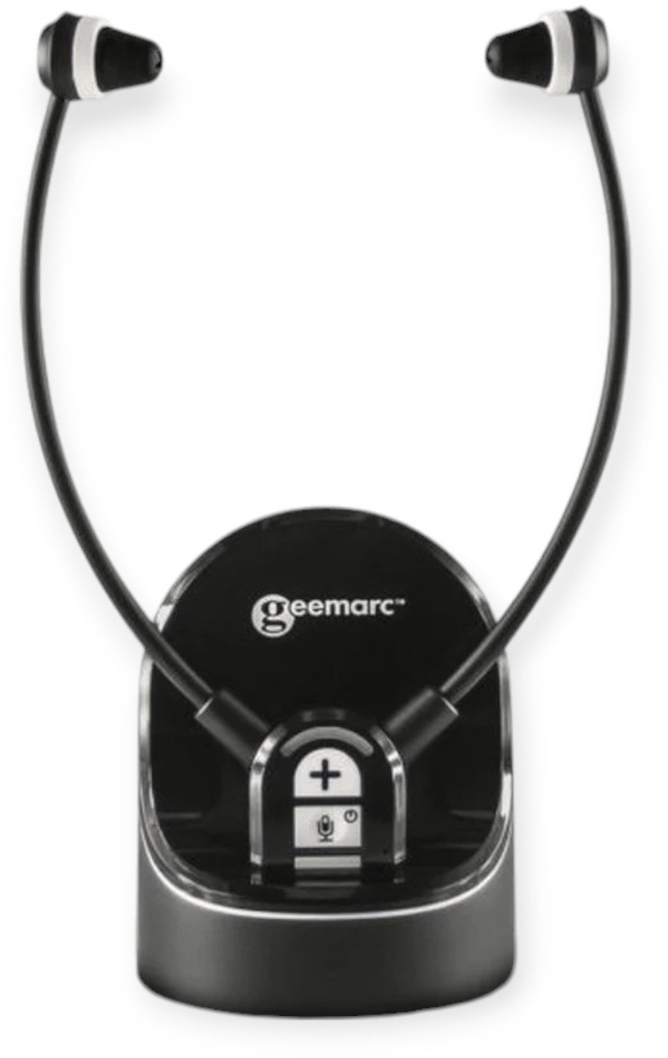 Geemarc CL 7370 OPTI TV-Kopfhörer mit optischem Anschluss (CL7370_OP_BLK_VDE)