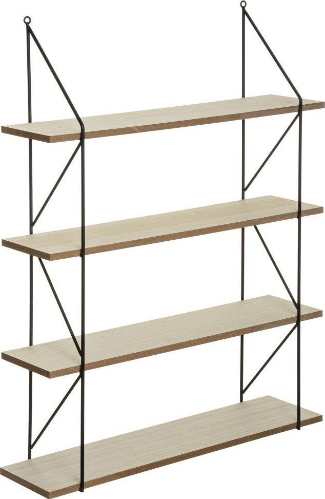 Atmosphera Beżowa metalowa półka ścienna Iris