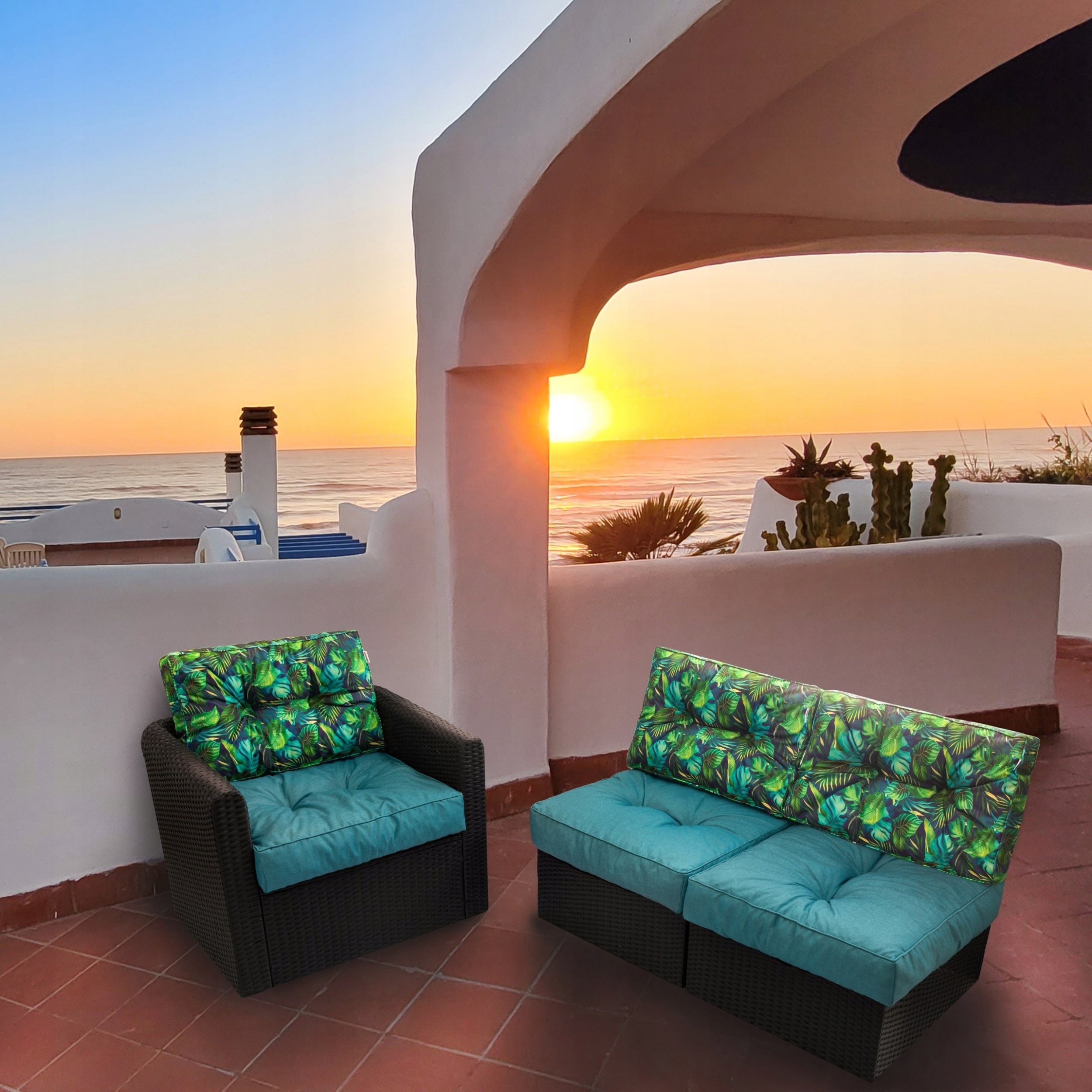 Hobbygarden R1 PODUSZKA KAJA NIEBIESKI + NIEBIESKIE LIŚCIE