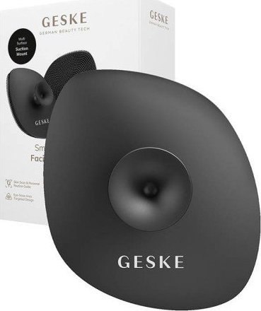 Geske Szczoteczka do czyszczenia twarzy 4w1 z uchwytem z Aplikacją (szary)