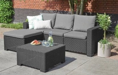 Keter Komplet mebli California grafit