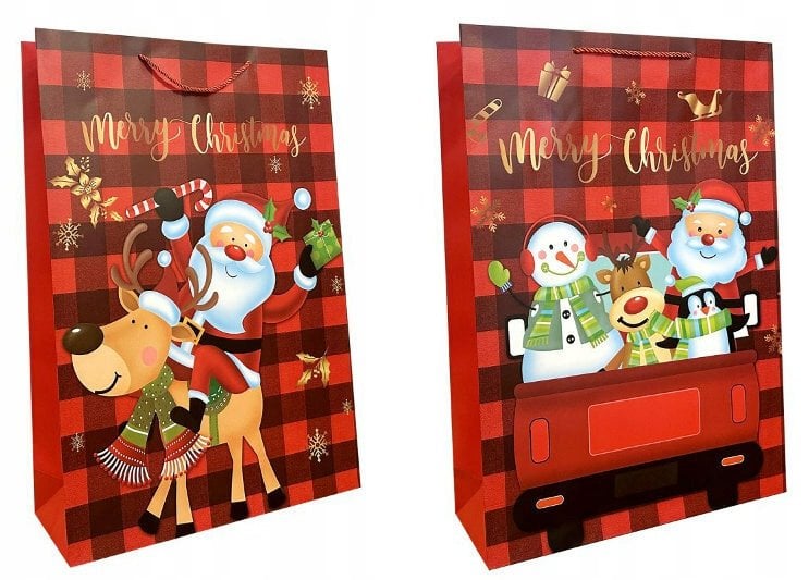 Torebka ozdobna prezentowa JP 2409XXL 50x72x18 cm mix cena za 1 szt