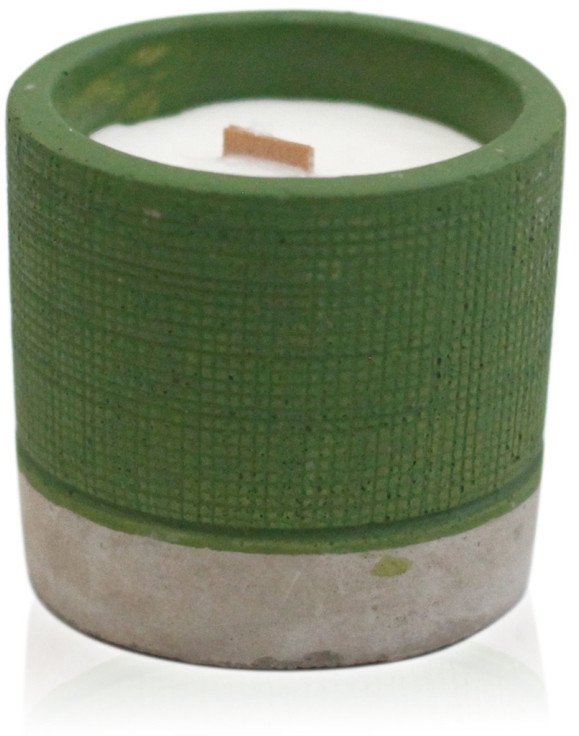 Świeczka w betonie - Zielona trawa