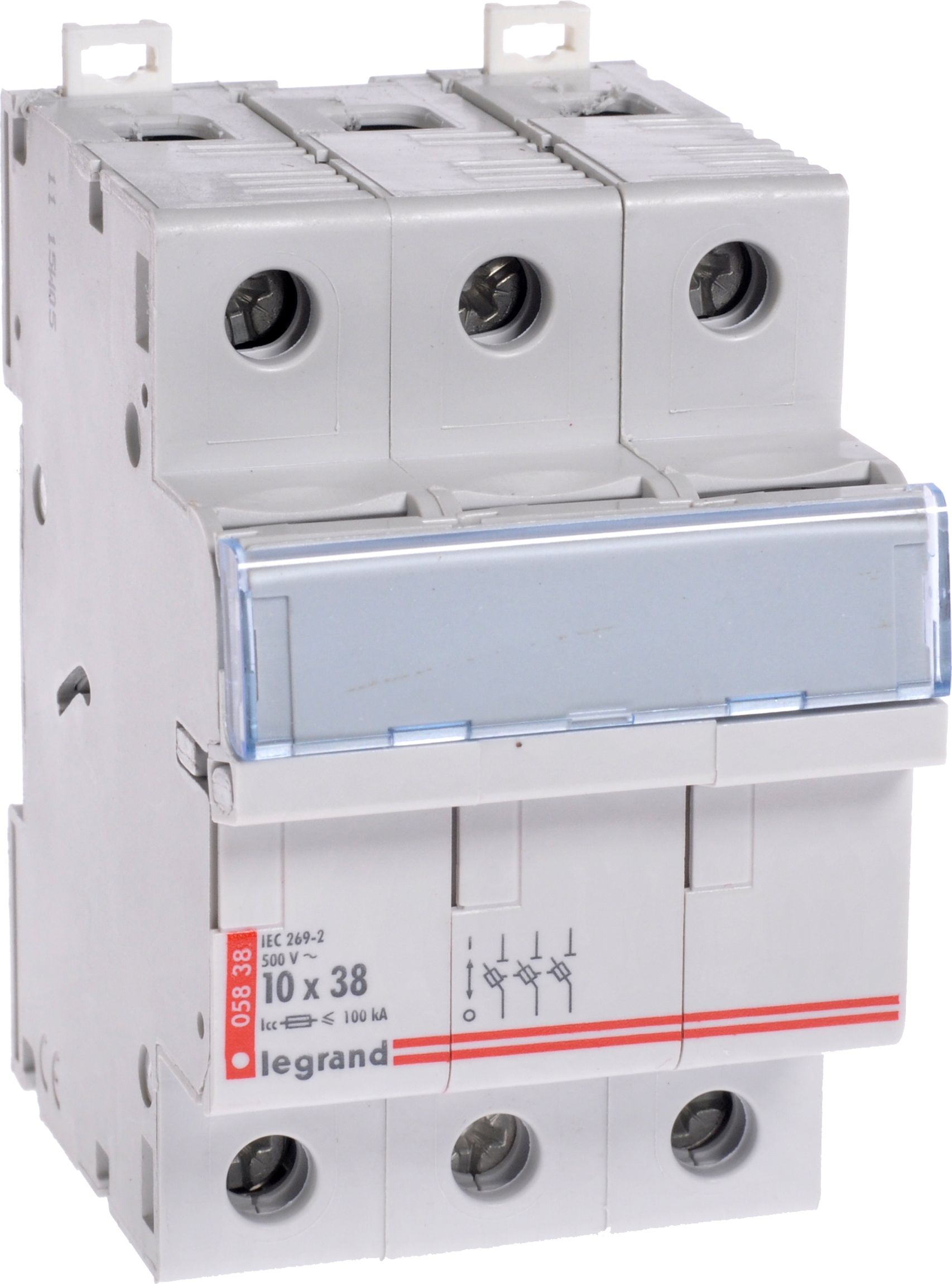 Legrand Rozłącznik bezpiecznikowy cylindryczny 3P 10x38mm RB338 005838
