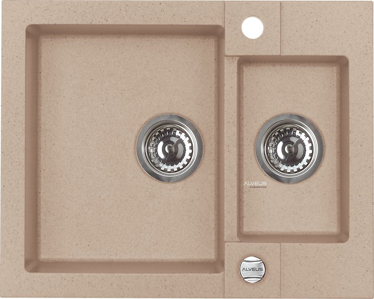 Zlewozmywak Alveus Rock 80 granitowy beżowy