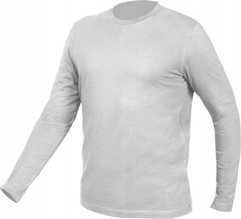 Koszulka z długim rękawem, szara, rozmiar L