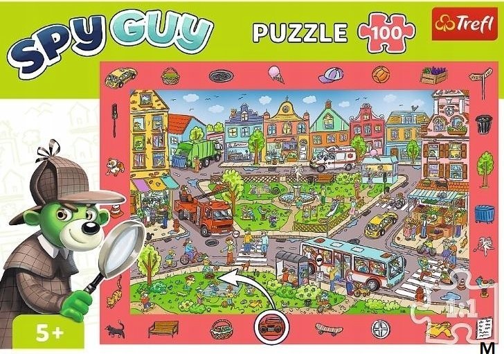 Trefl Puzzle obserwacyjne Spy Guy Miasto 100 elementów