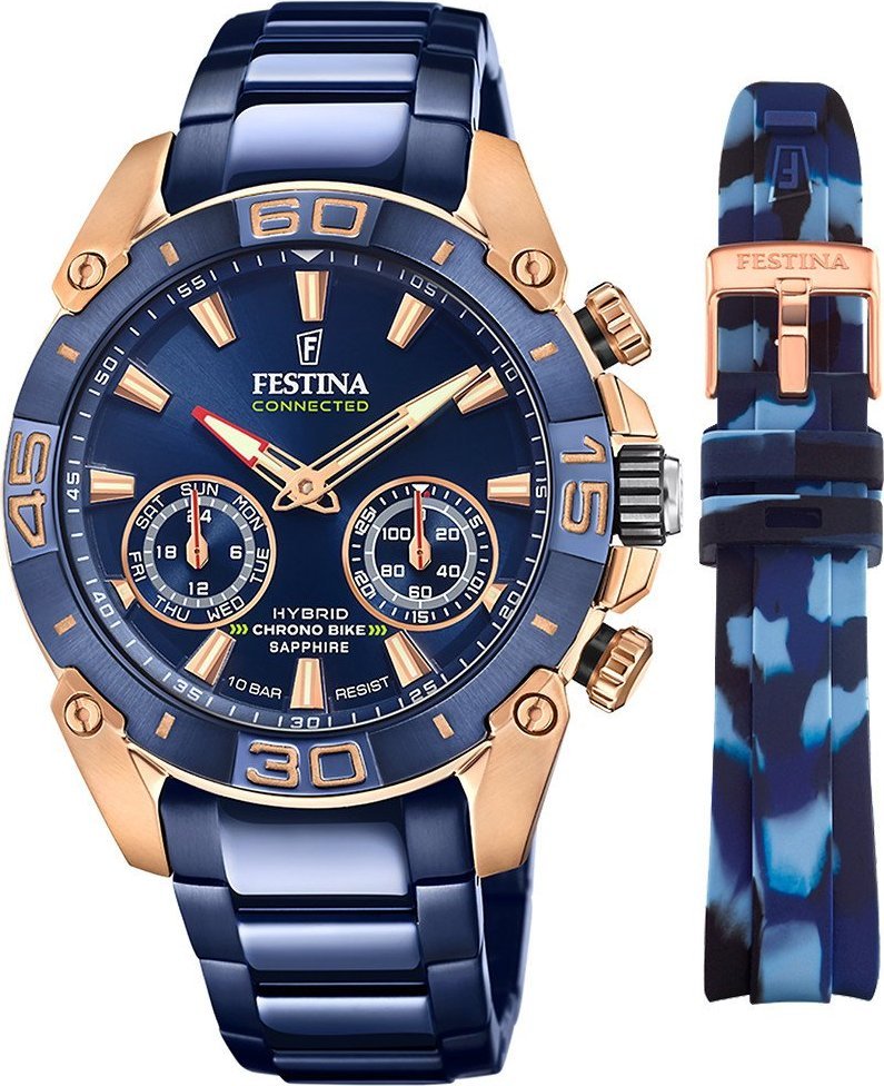 Zegarek Festina Zegarek męski Festina F20549-1 niebieski