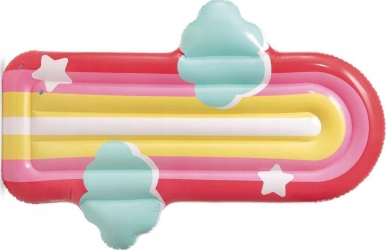 Intex Materac tęczowa chmurka 175x117 58729 25849