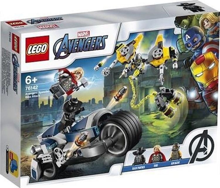 LEGO Marvel Walka na motocyklu (76142)