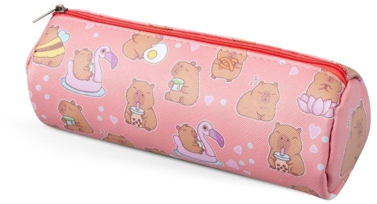 Piórnik saszetka print kapibary 7x20cm