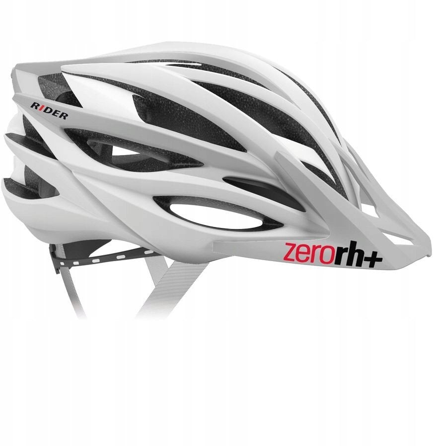 Kask rowerowy zeroRH+ Rider MATT WHITE MATT LIGHT GREY XS/M