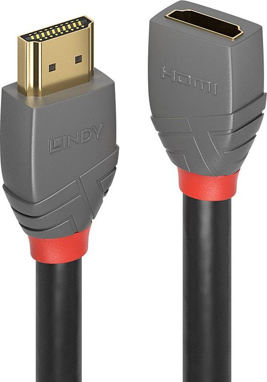 Kabel Lindy HDMI - HDMI 1m szary (36476)