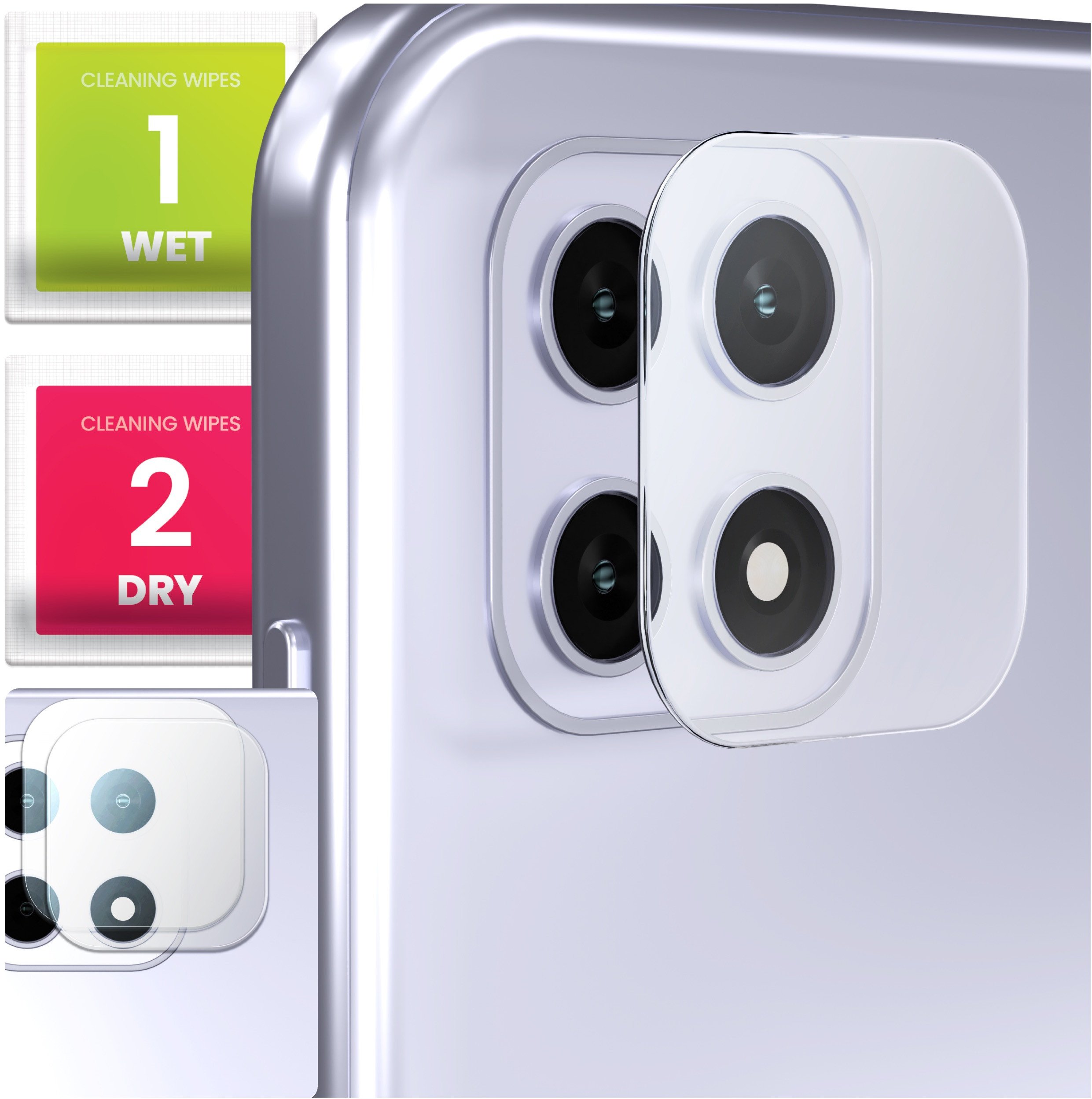 2-PAK Szkło Na Aparat Do Samsung Galaxy A22 5G (Hartowane, Na Obiektyw, 9H)