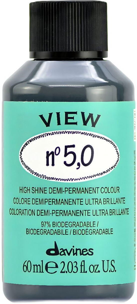 Davines, View, Demi-Permanent Hair Dye, 5.0 , 60 ml For Women