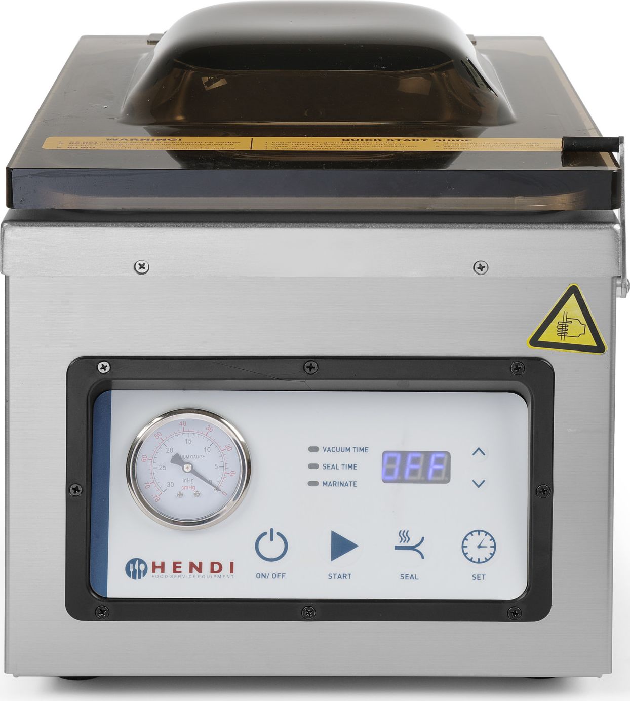 Hendi Pakowarka próżniowa komorowa z pompą olejową 260mm 1000W PROFI LINE 260 Hendi 201428 Pakowarka próżniowa komorowa z pompą olejową 260mm 1000W PR