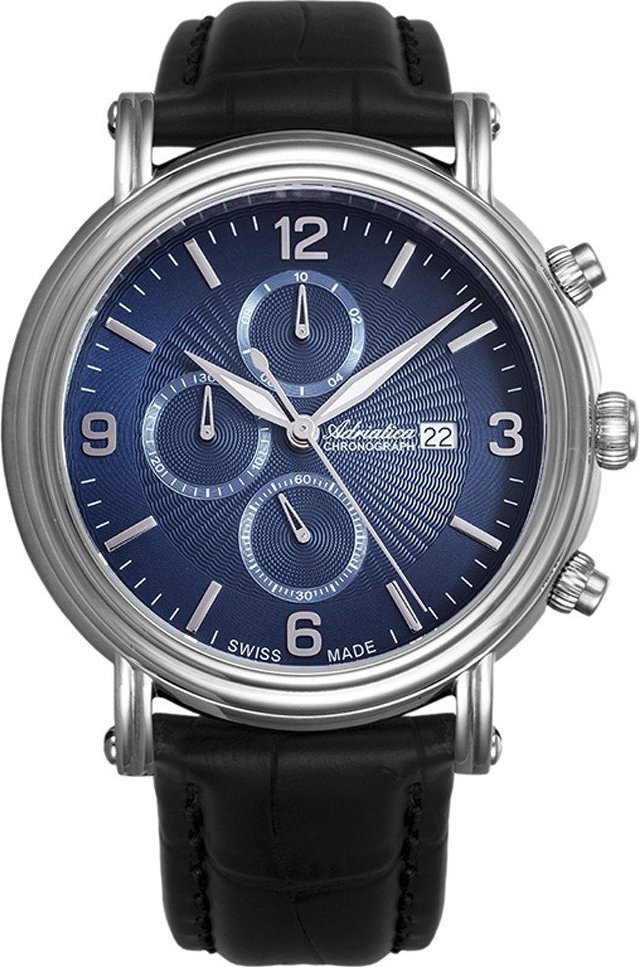 Zegarek Adriatica Zegarek męski Adriatica A1194.5255CH czarny