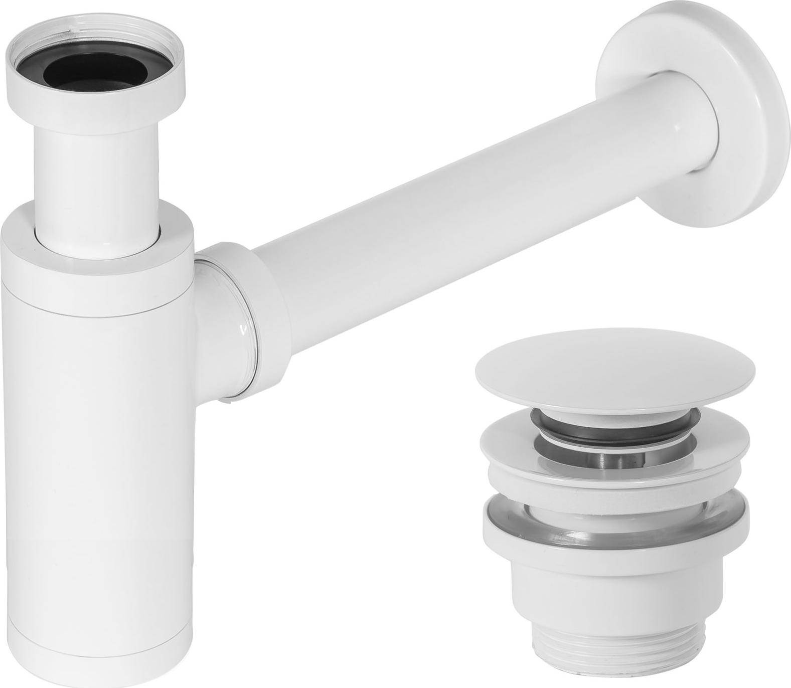 Syfon Rea Rea Syfon Umywalkowy Klik-Klak Uniwersalny Biały