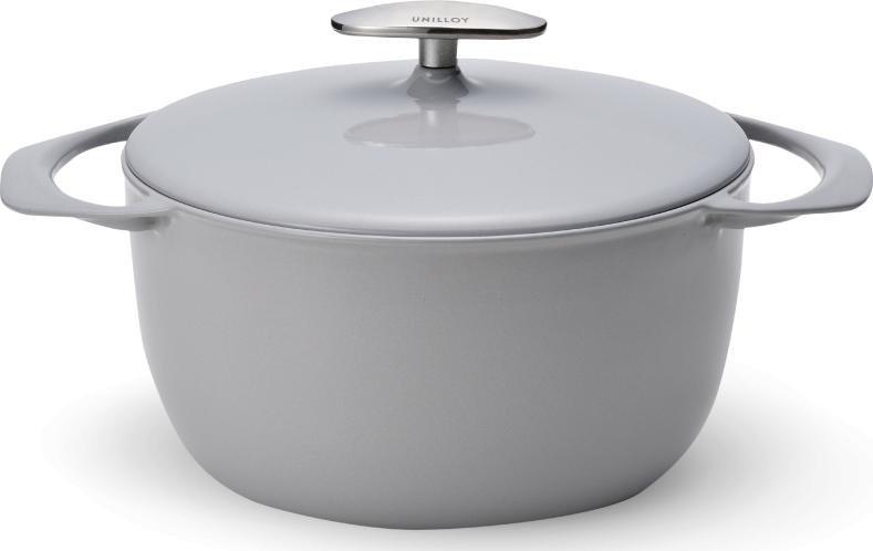 UNILLOY Garnek żeliwny UNILLOY Grey 20 cm [UC200GR]