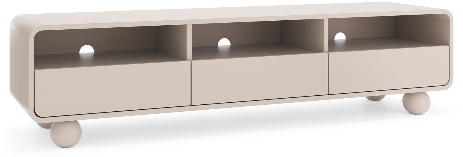 Szafka RTV Orion 180cm z szufladami w kolorze cashmere