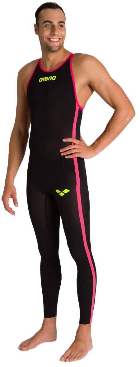 Arena Strój startowy MEN POWERSKIN BLACK-FLUO YELLOW 27912503 ROZMIAR UK32