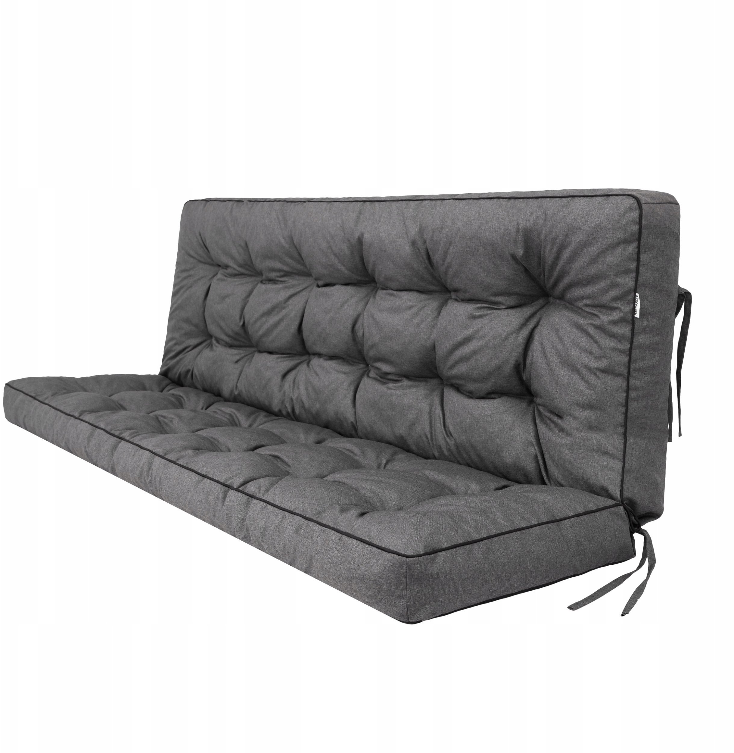 180 cm PODUSZKA POLA BEZ JAŚKÓW GRAFITOWA