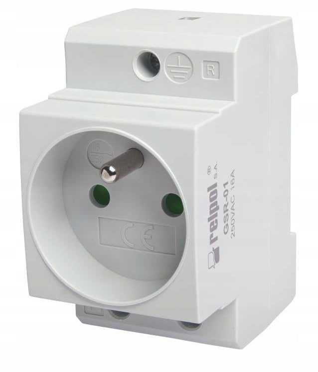 Gniazdo wtykowe na szynę DIN 35 mm 16A GSR-01 2617103
