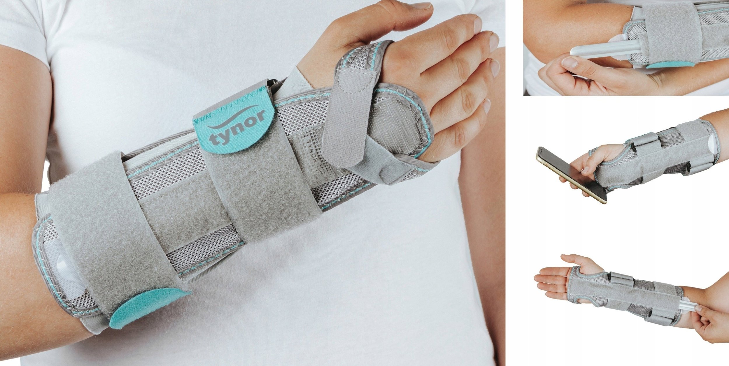 TYNOR ORTEZA PRZEDRAMIENIA STABILIZATOR RĘKI SZYNA