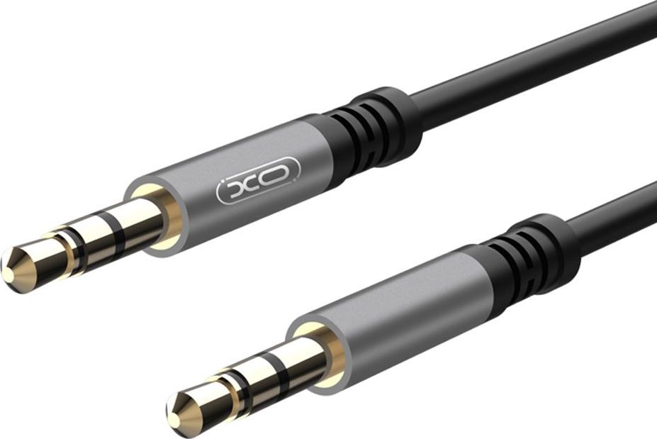 Kabel XO Jack 3.5mm - Jack 3.5mm 1m szary (NB121)