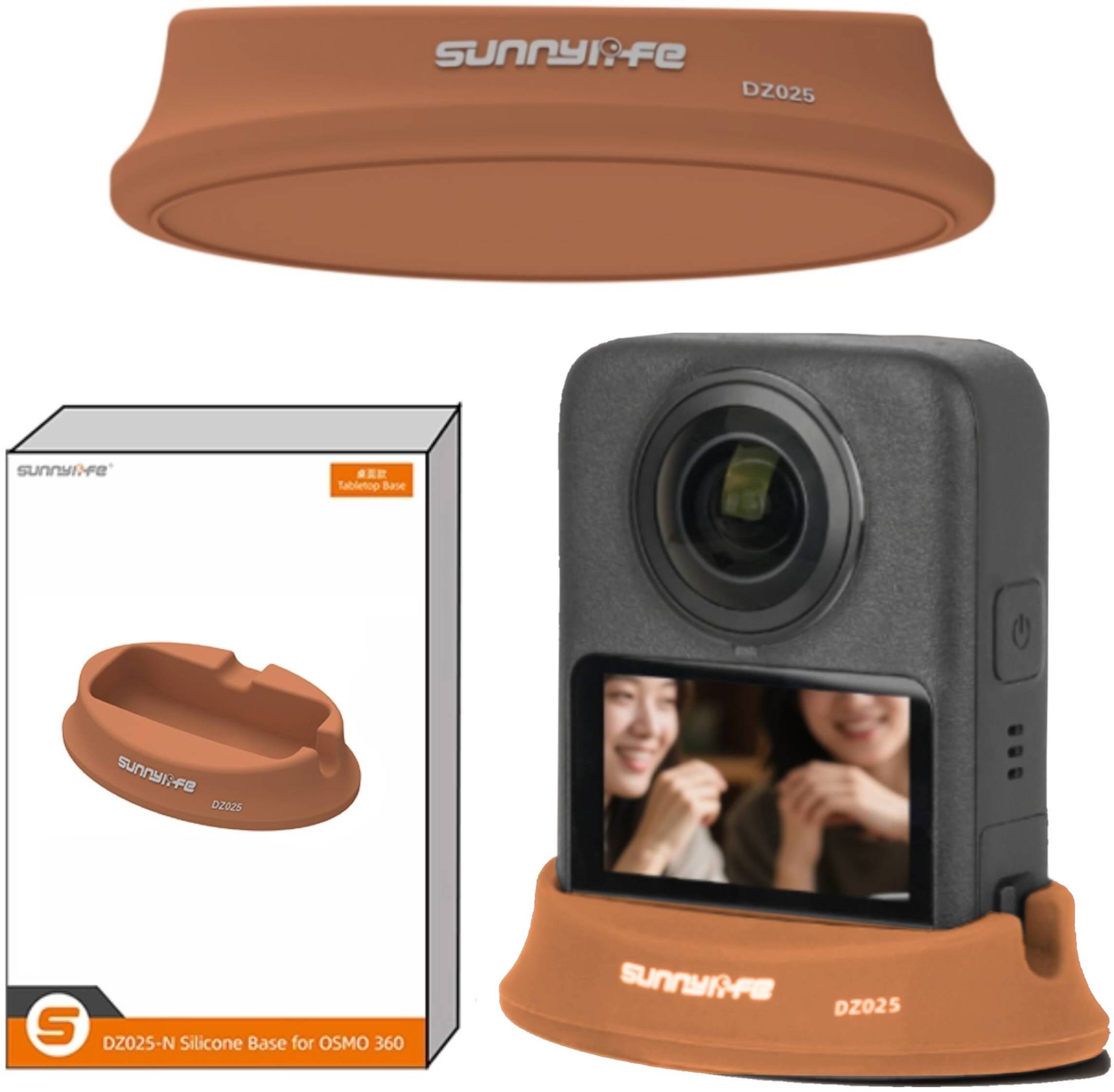 SunnyLife SILIKONOWA PODSTAWKA UCHWYT STOJAK DO DJI OSMO 360 ANTYPOŚLIZGOWA POMARAŃCZOWA