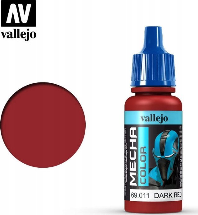 Vallejo Vallejo: 69.011 - Mecha Color - Dark Red (17 ml)