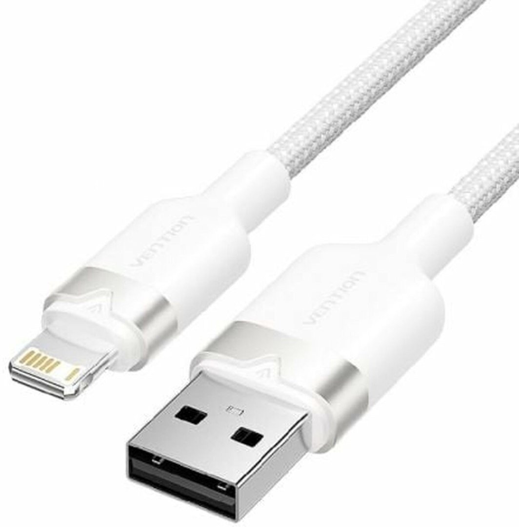Kabel USB Vention USB-A - Lightning 1 m Biały (S9915645)
