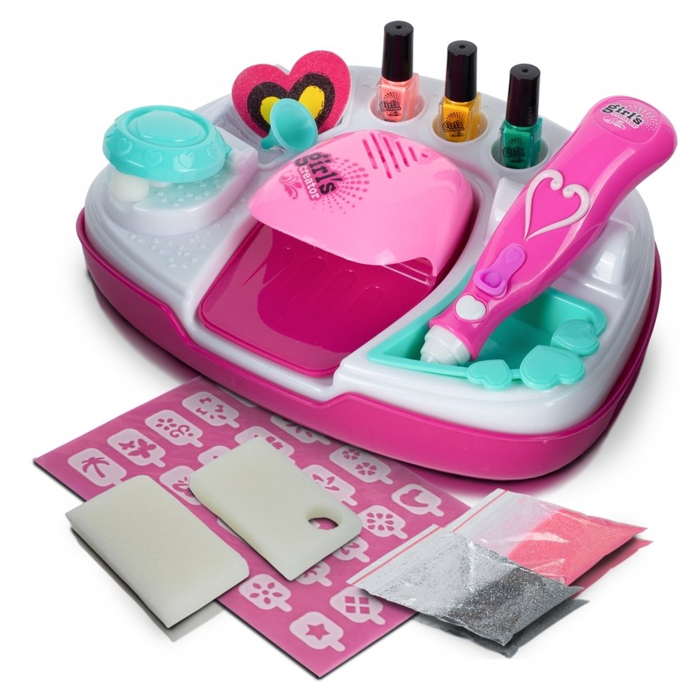 MalPlay Zestaw do pielęgnacji studio salon paznokci do ozdabiania Manicure