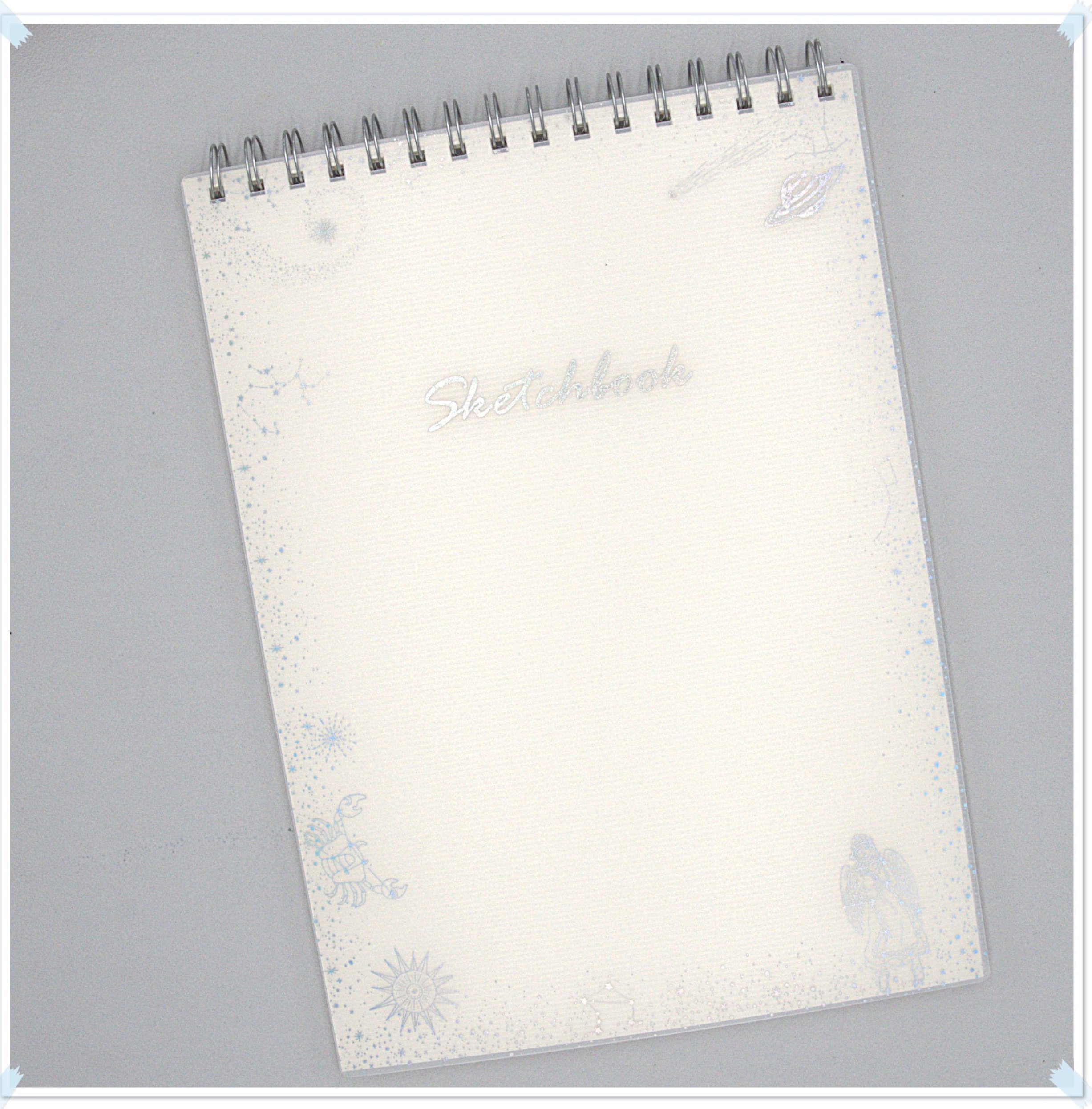 myHomelife Szkicownik na spirali A4 znaki zodiaku wzór 1