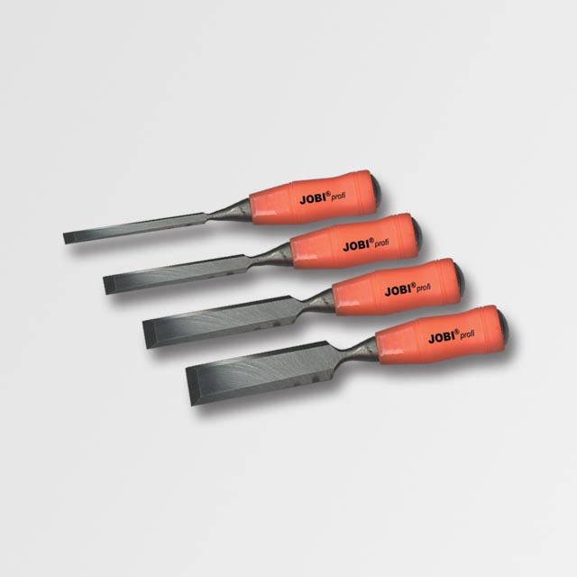 JOBIprofi Dłuta stolarskie 4 sztuki metalowe (13931)