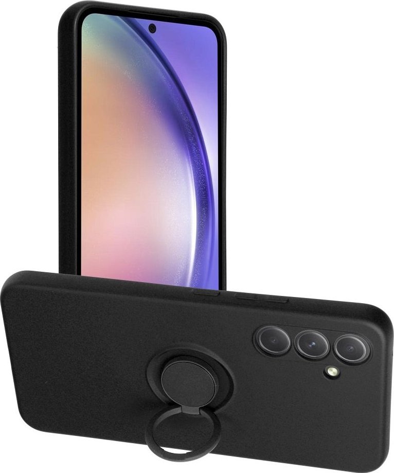 OEM Futerał SILICONE RING do SAMSUNG Galaxy A54 5G czarny