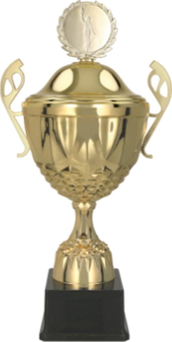 Victoria Sport Puchar metalowy złoty z przykrywką MUFA