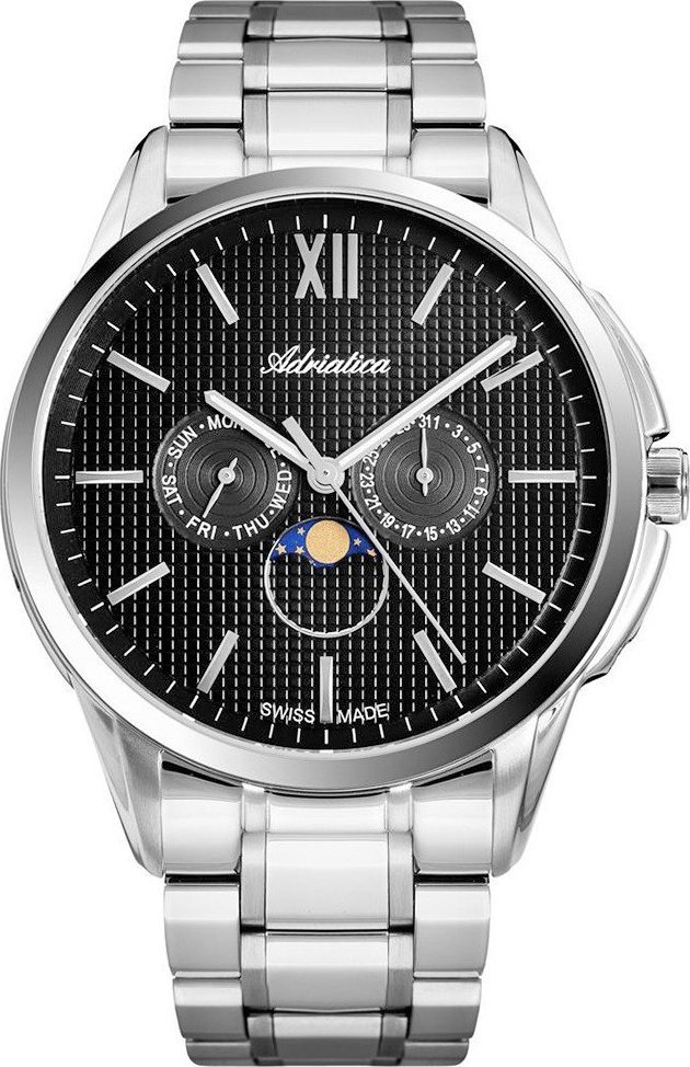 Zegarek Adriatica Zegarek męski Adriatica A8283.5166QF srebrny
