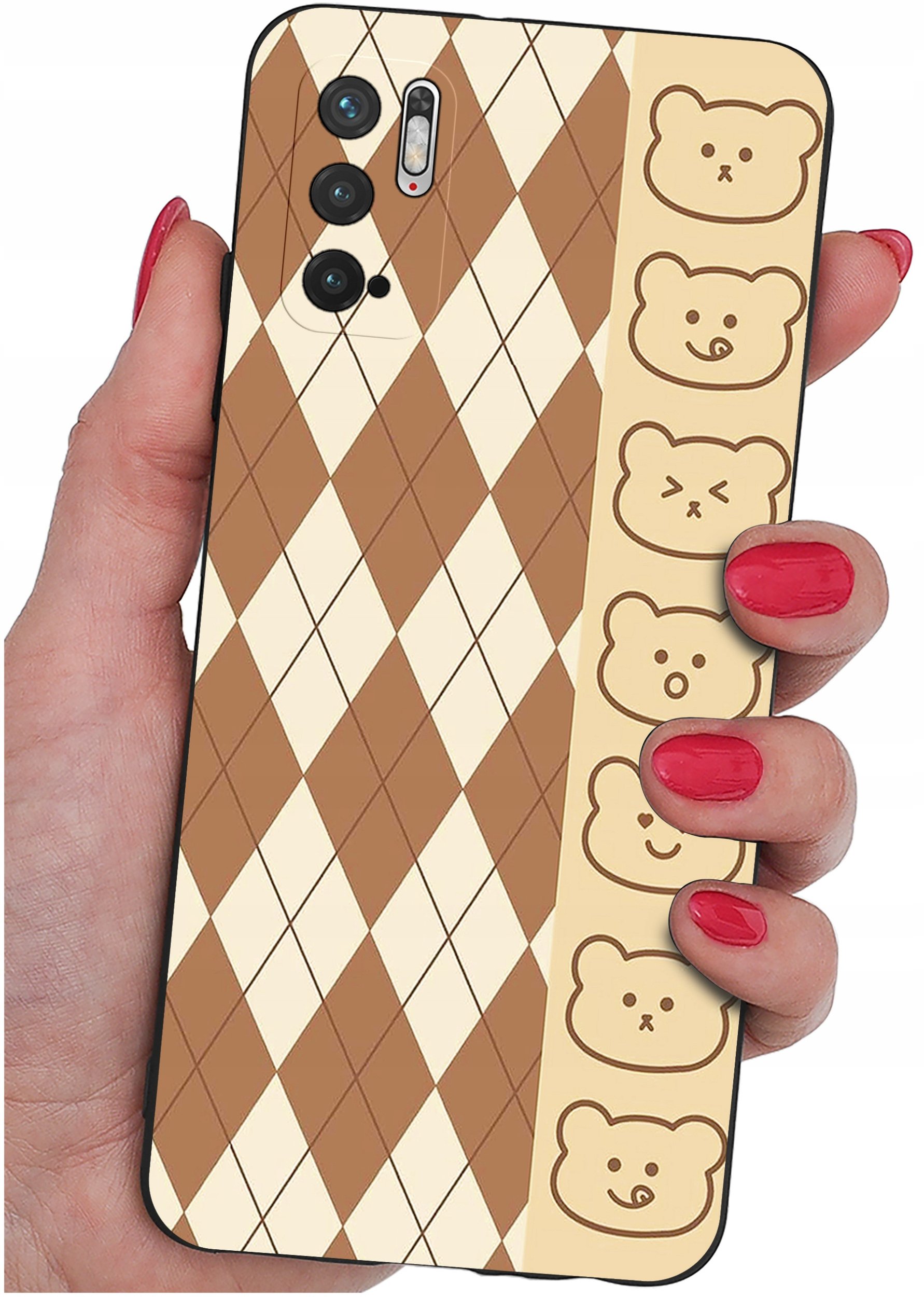 krainaGSM ETUI do Xiaomi Redmi Note 10 5G SILIKONOWE MATT CASE + SZKŁO 9H