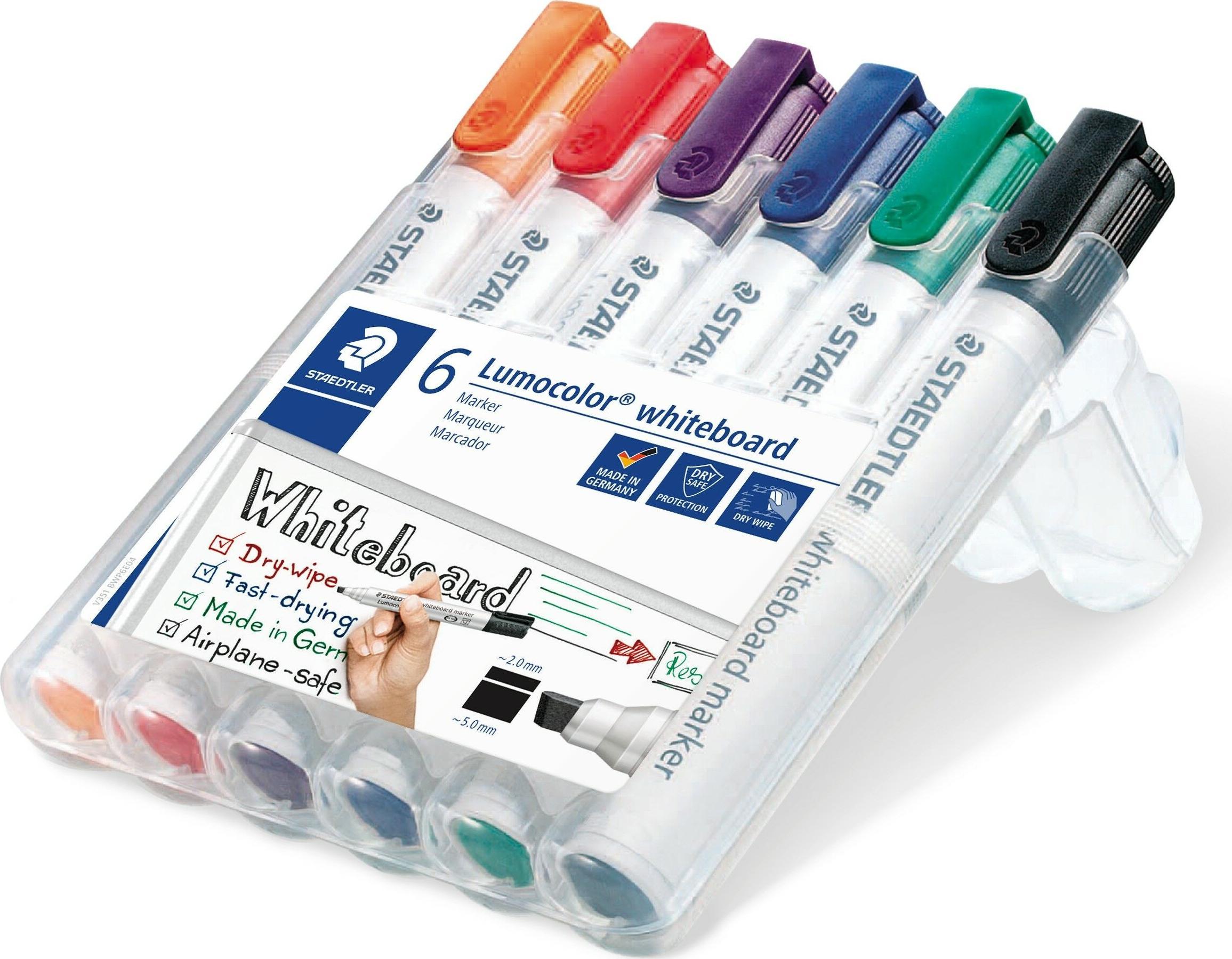 Staedtler STAEDTLER Whiteboardmarker Lumocolor 6St Box