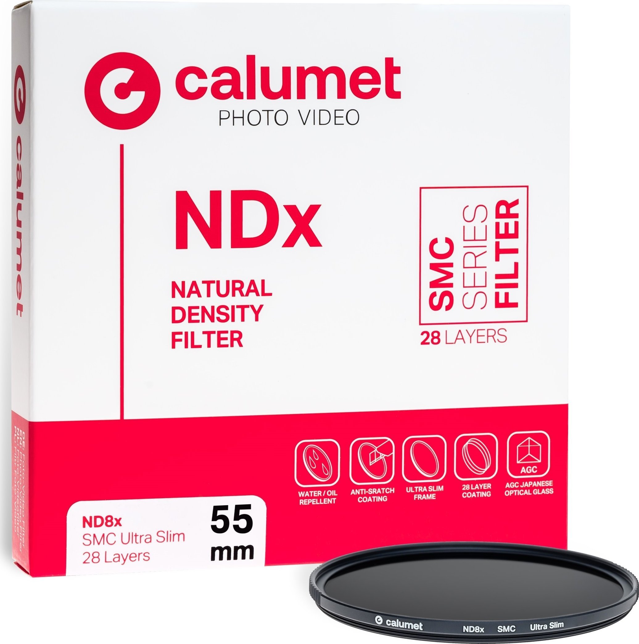 Filtr Calumet Calumet Filtr ND8x SMC 55 mm Ultra Slim 28 Layers