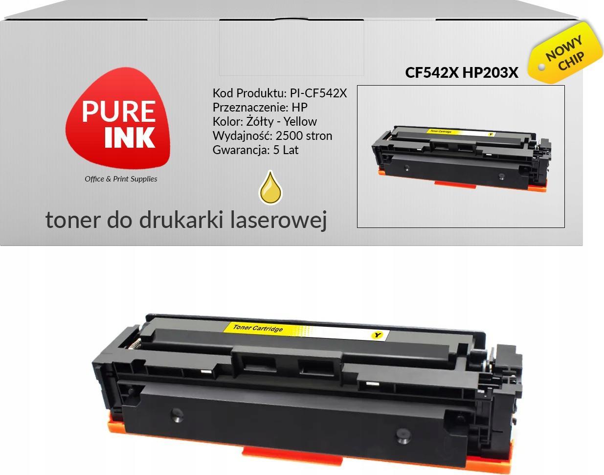 Toner Pureink Yellow Zamiennik 203X