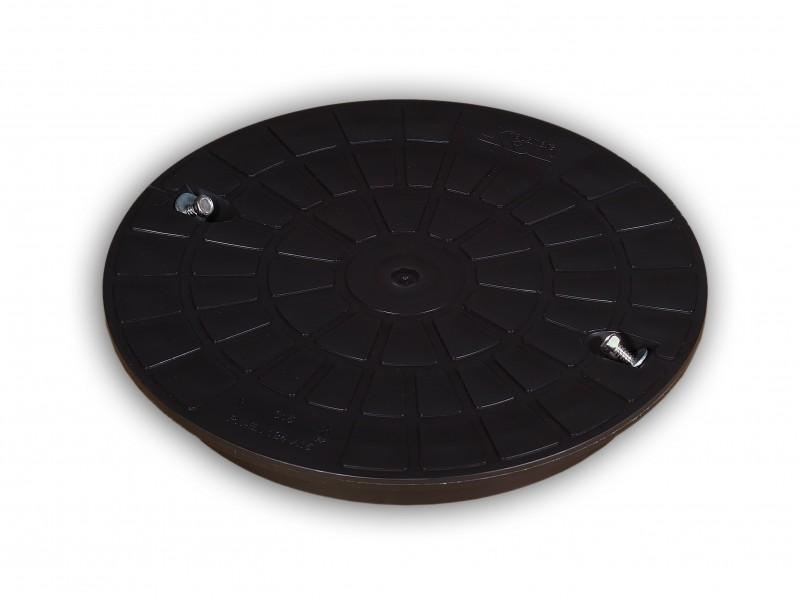 Kaczmarek Pokrywa 315mm na rurę trzonową PVC karbowaną z PP klasa A15=1,5t (2539405090)