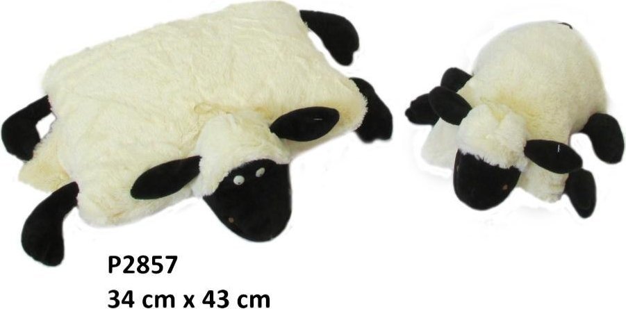Poduszka owca czarne nogi 33x44cm