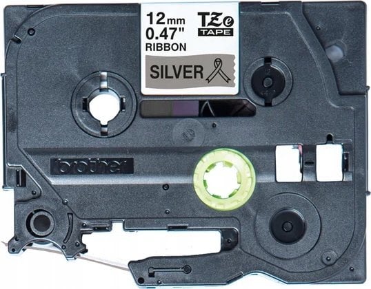 Brother TZE-R931 taśmy do etykietowania Czarny na srebrnym